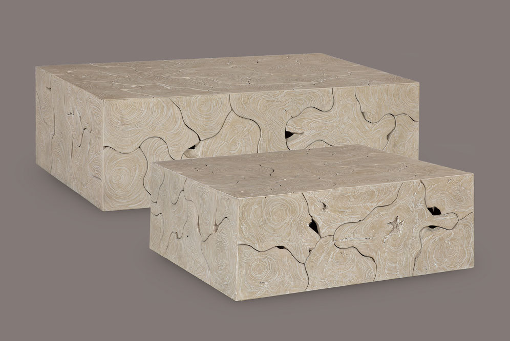 Teak Slice Coffee Tables