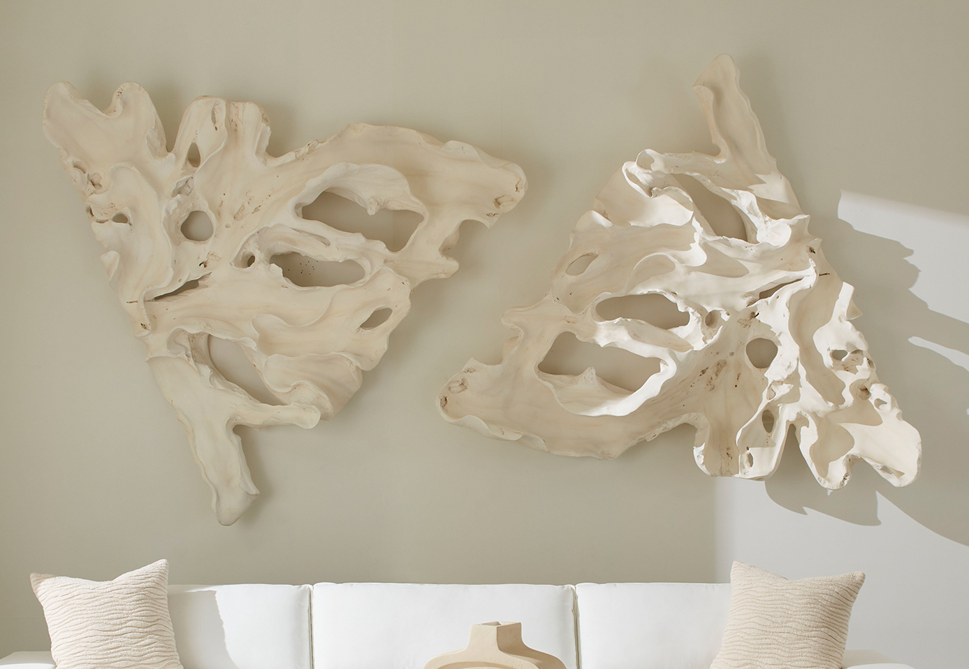 Contour Cast Root Triangle Wall Art